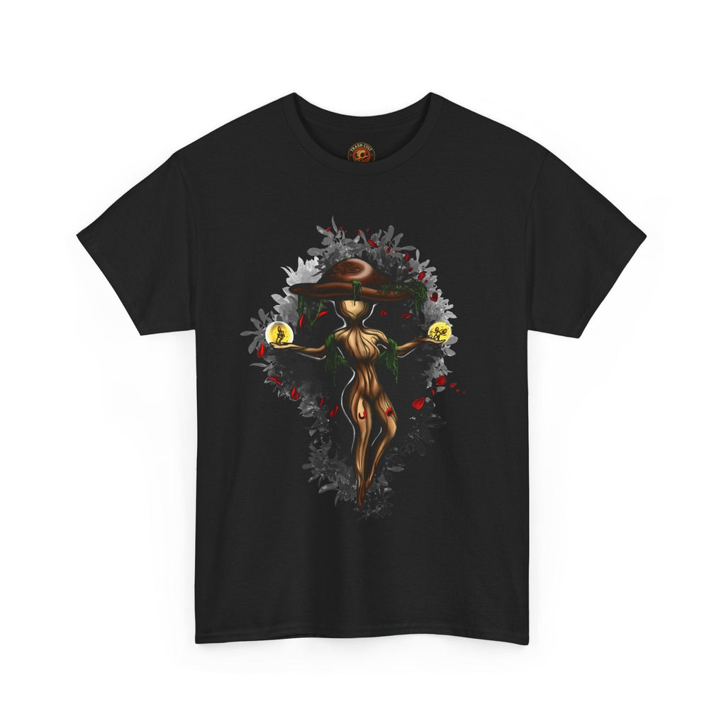 Mushroom Spirit T-Shirt – Lara Davenport x Trash Cult Supply Co. Collab (Gildan 5000)
