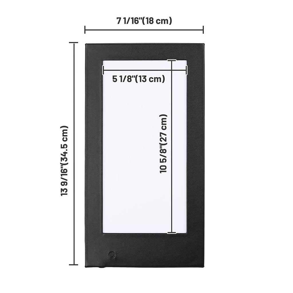 Yescom LED Menu Cover Backlit Menu Holder