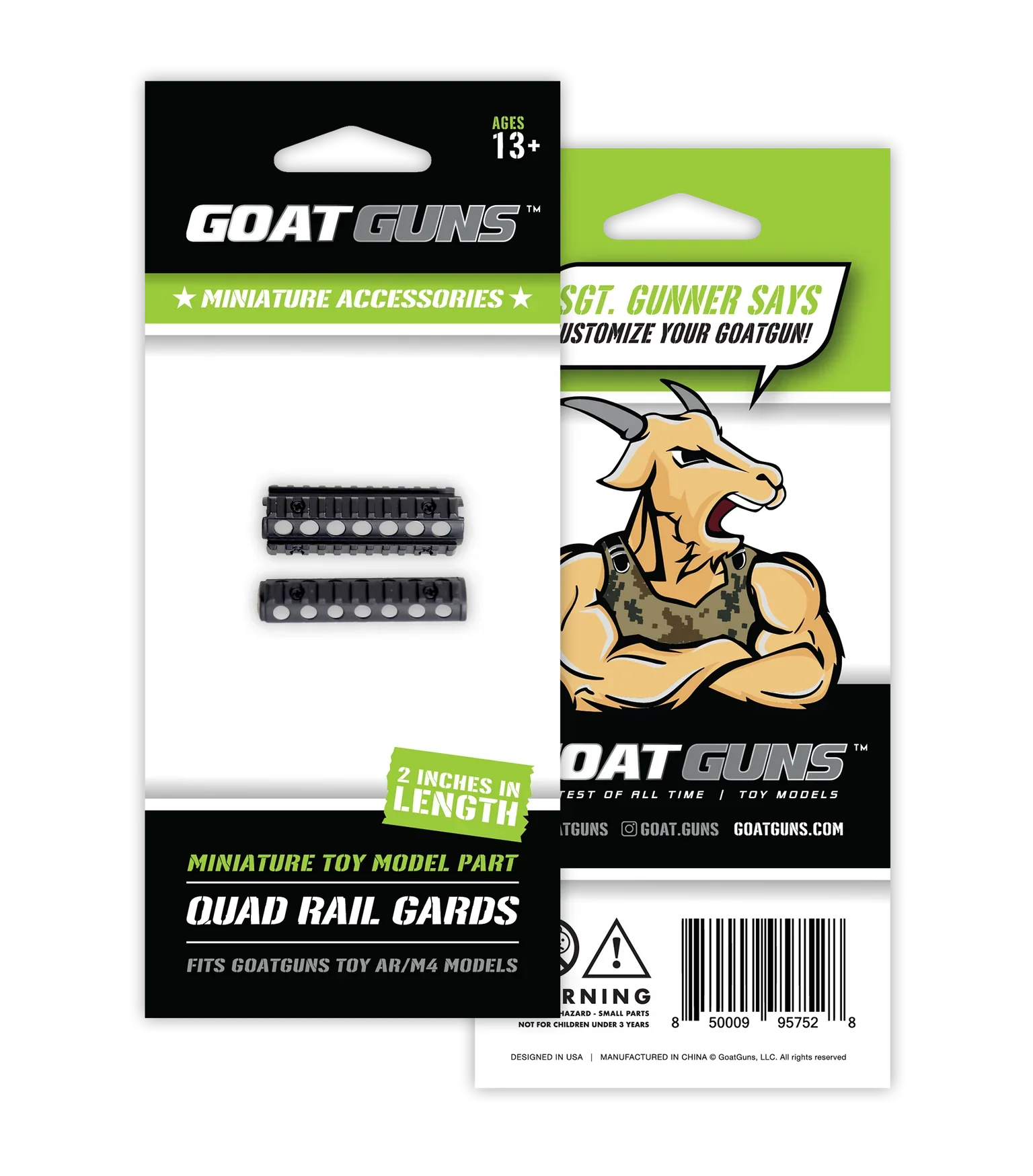 Goat Guns Miniature Toy Model Quadrails