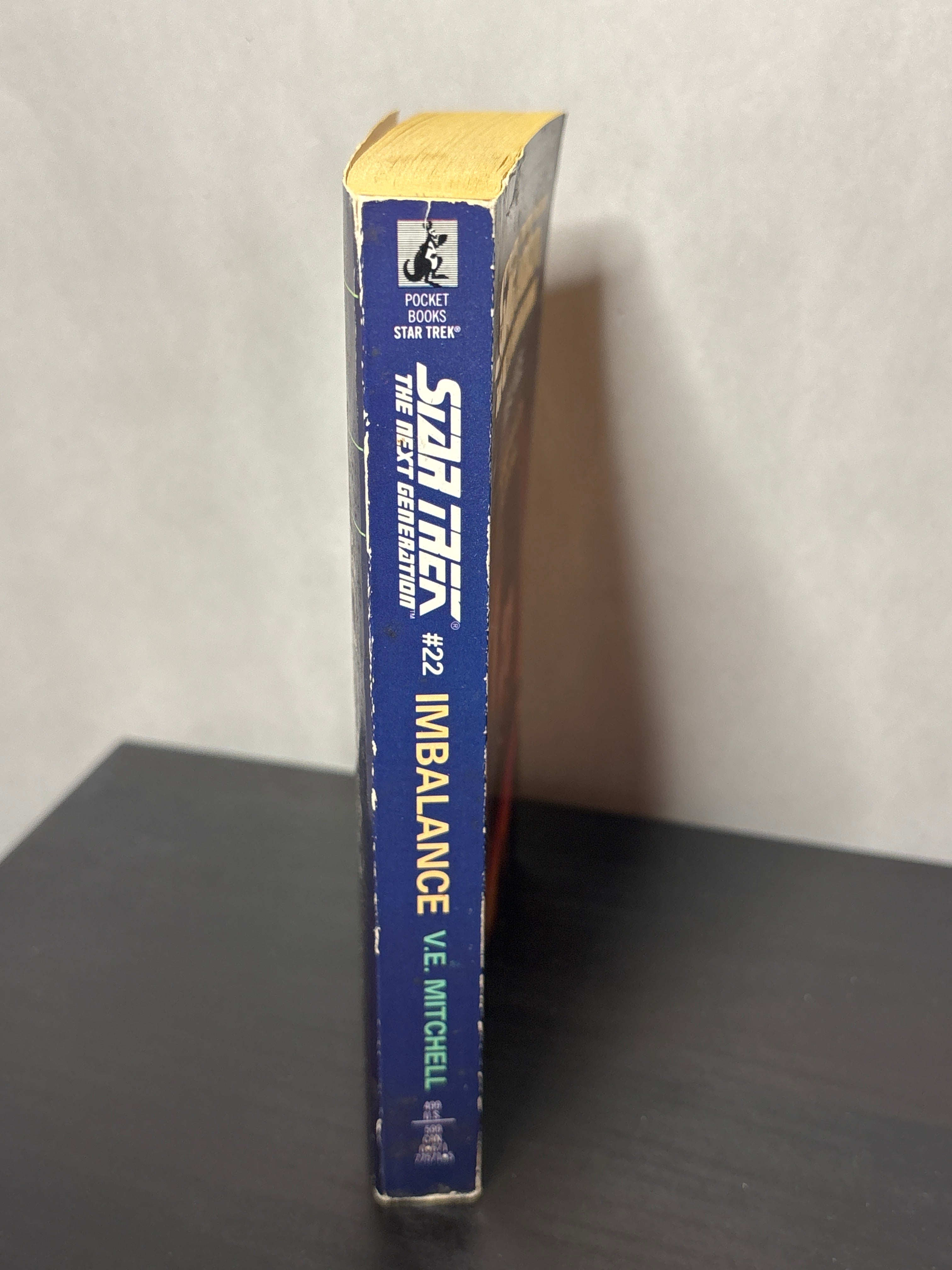Imbalance by V.E. Mitchell (Star Trek: The Next Generation #22) | Vintage Sci-Fi