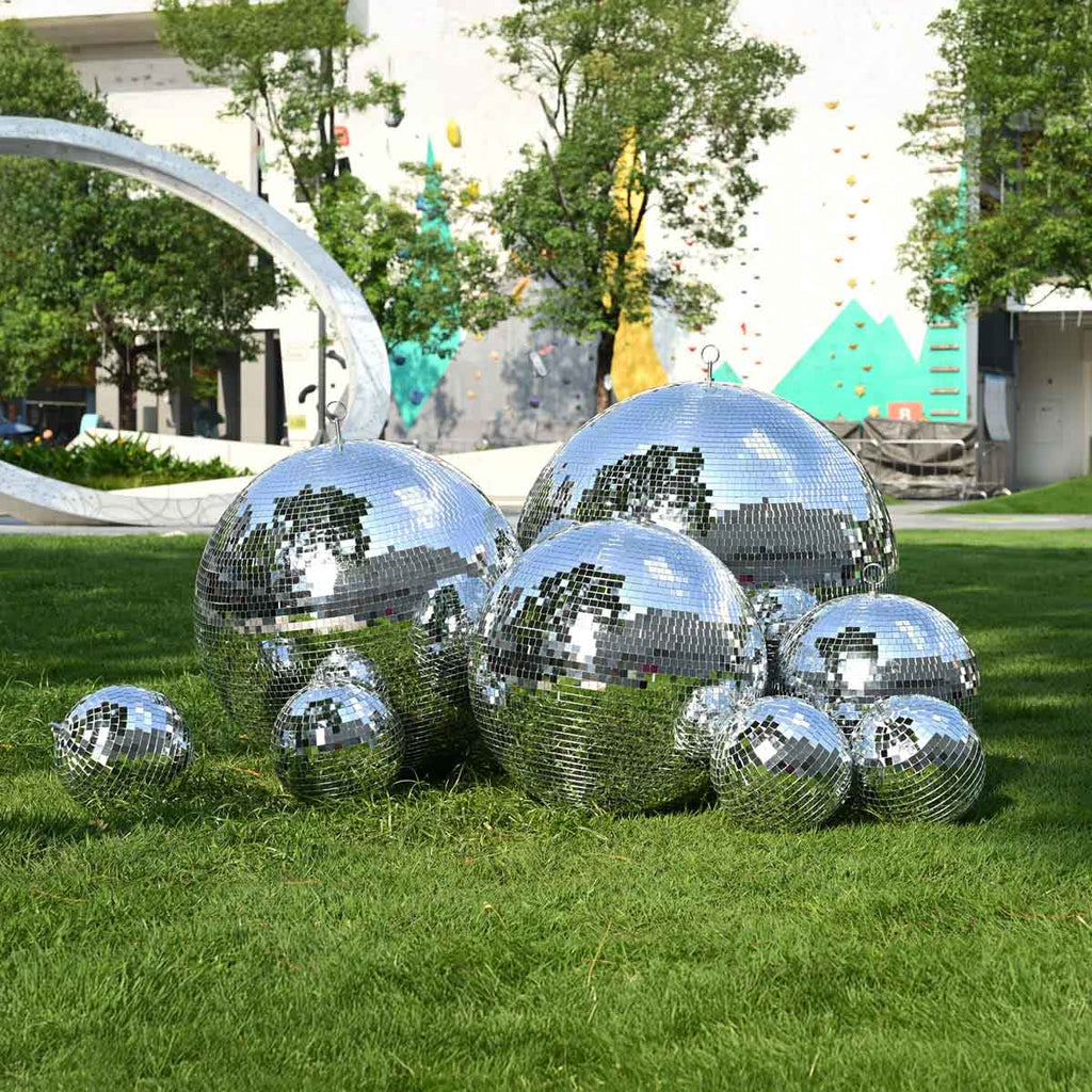 Yescom Silver Mirror Ball for 70s/80s Disco Parties Fashion Runway