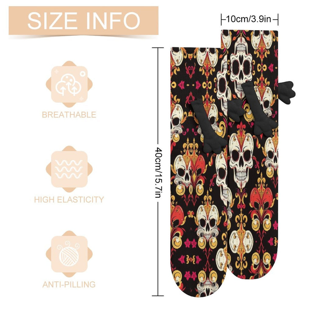 Munsieur Design Buddy Socks Magnetic Holding Hands Funny Socks accessories
