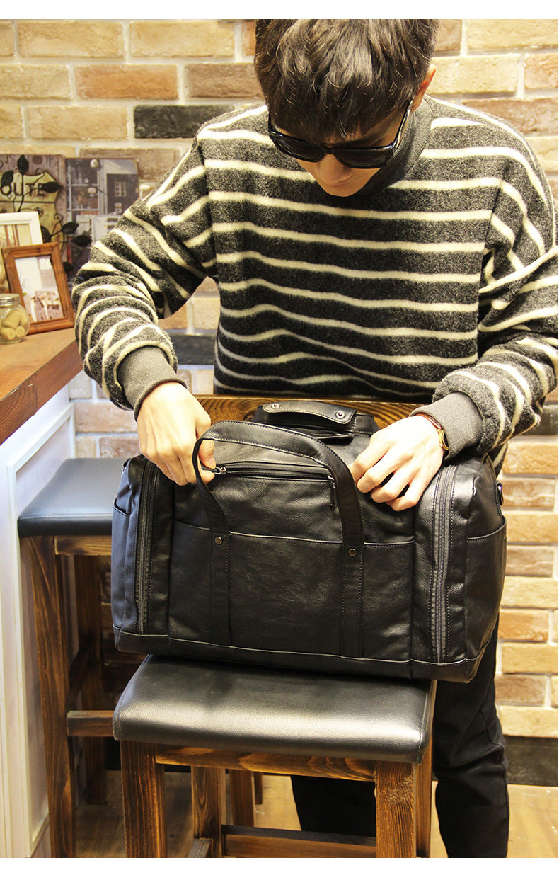 Overnight Duffel Bag - Travel Size Weekender Bag for Men & Women