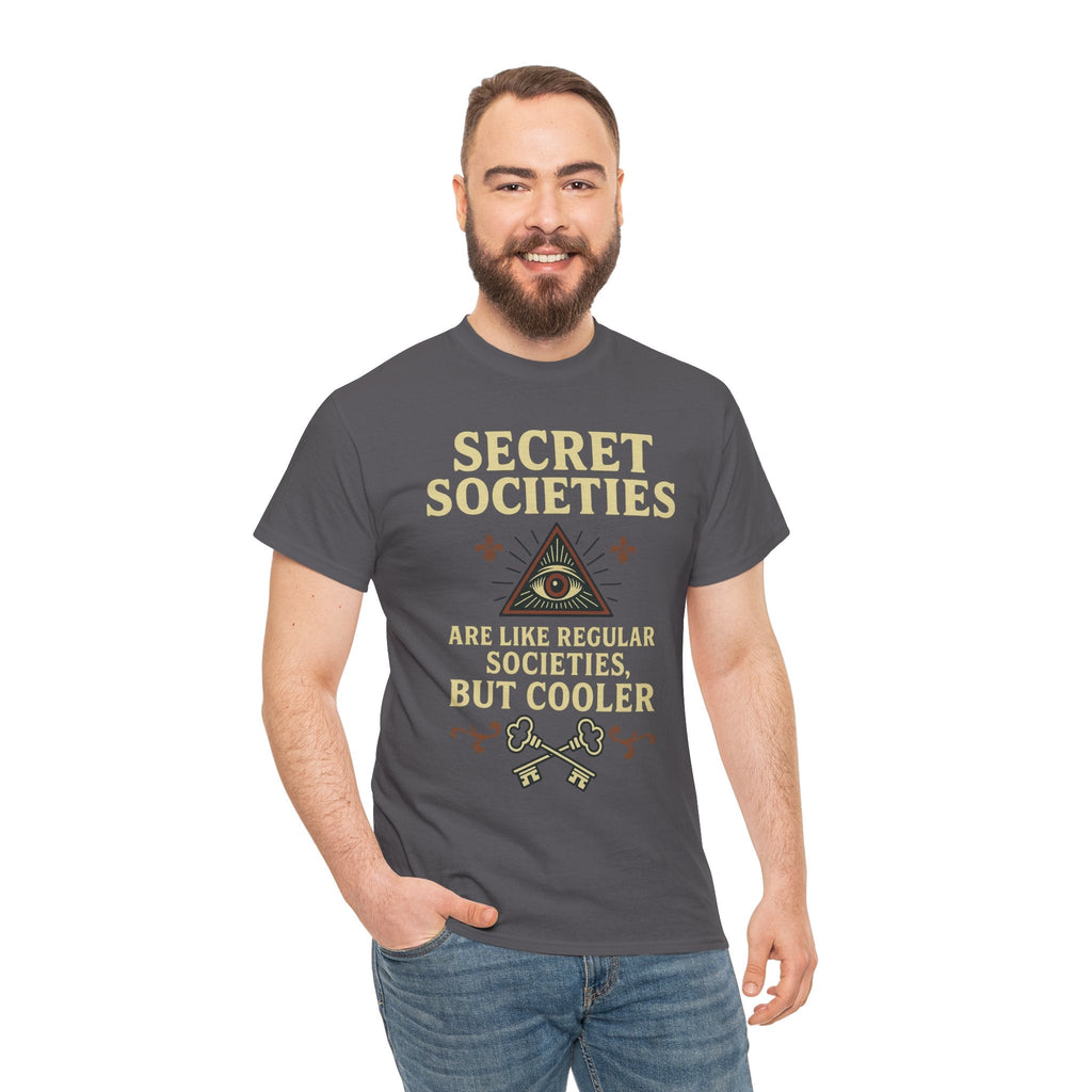 Secret Societies Shirt – Illuminati Eye Graphic Tee – Gildan 5000 Soft Cotton – Trash Cult Vintage Design