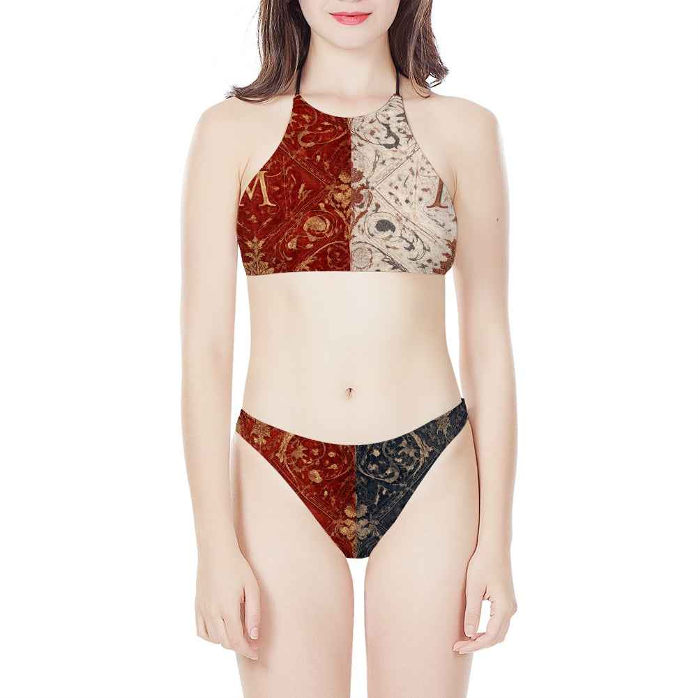 MUNSIEUR Wrapped-chest Bikini 4th of July Collection