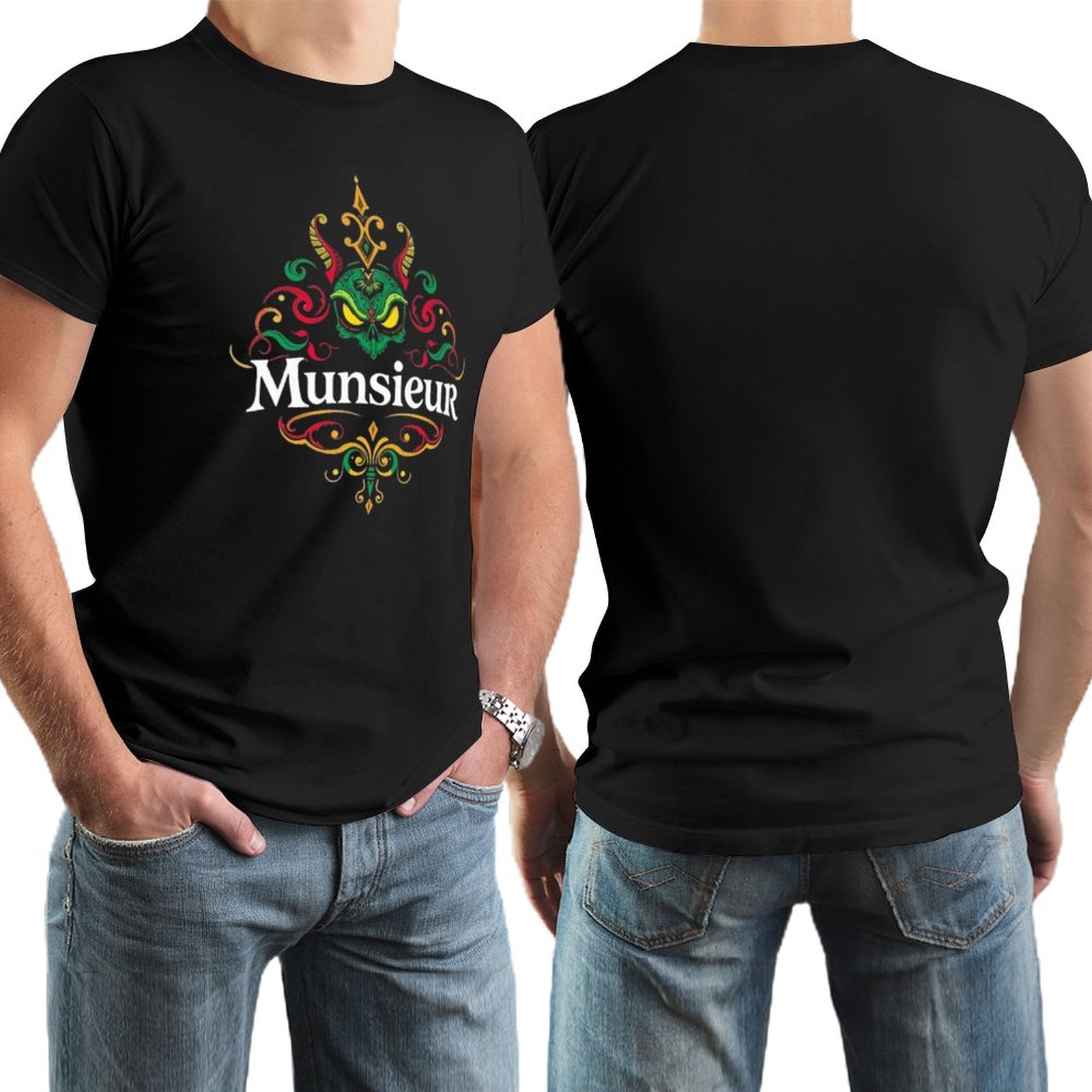 Munsieur Halloween Tee for Men "Big Jin" Streetwear