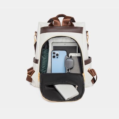 Stylish PU Leather Backpack for Everyday Adventures