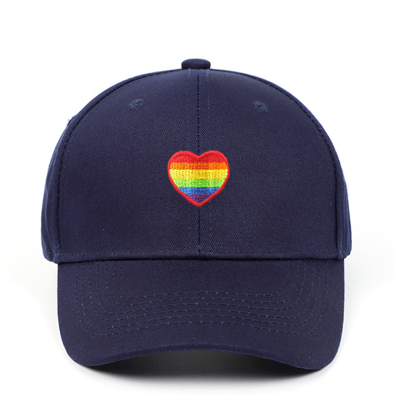 Men's Fashion Rainbow Embroidered Outdoor Sun Hat