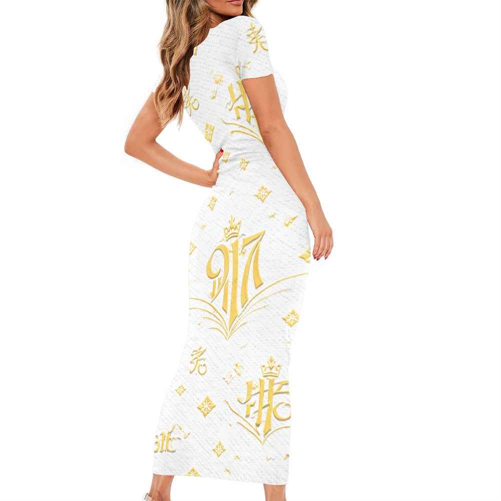 MUNSIEUR Women's Maxi Dress "917" Signature Collection New Arrivals