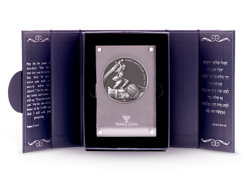 King David's Victory Temple Coin