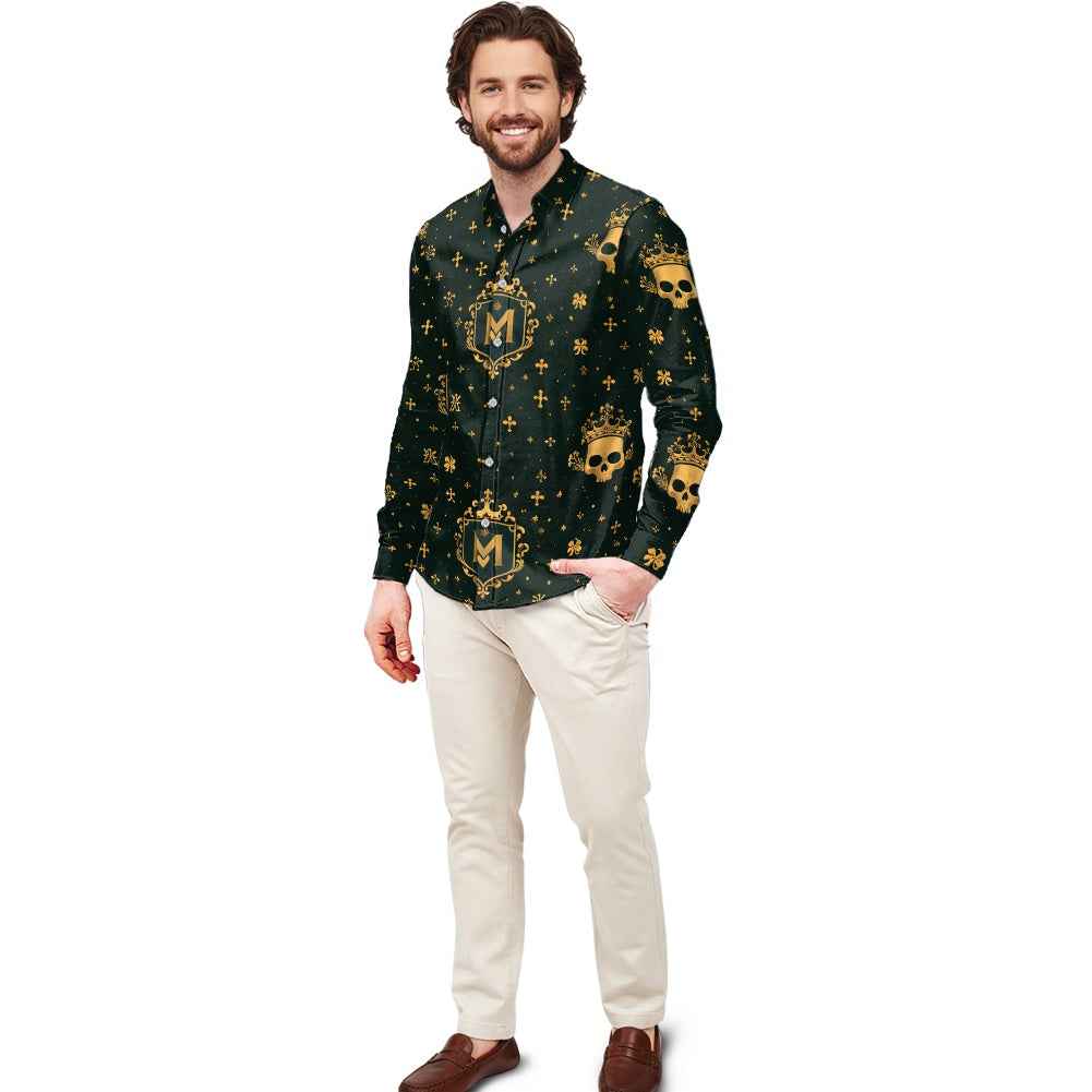 MUNSIEUR Men's Long-Sleeved Tee