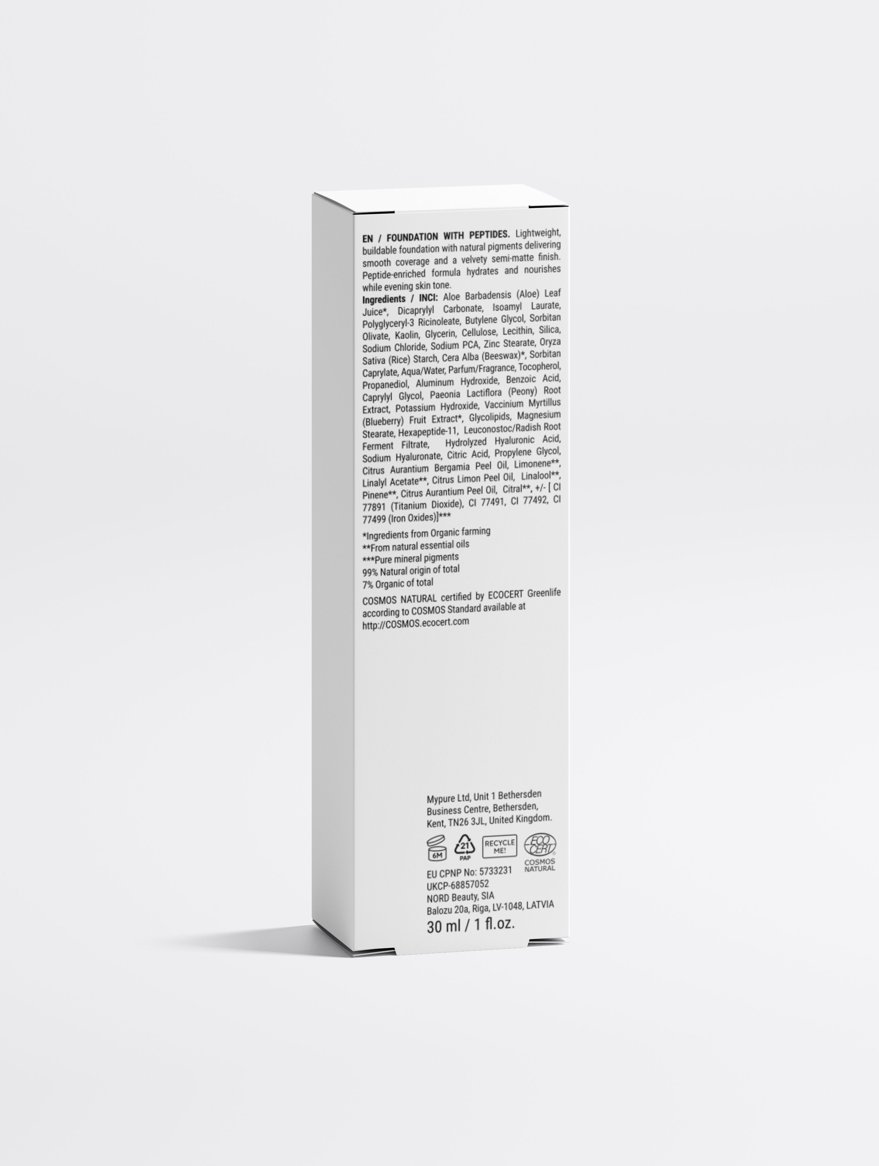 Foundation with Peptides, 40 Deep Neutral