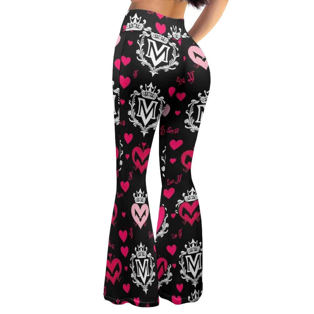 MUNSIEUR Women's Flared Jeans Valentine's Day Collection