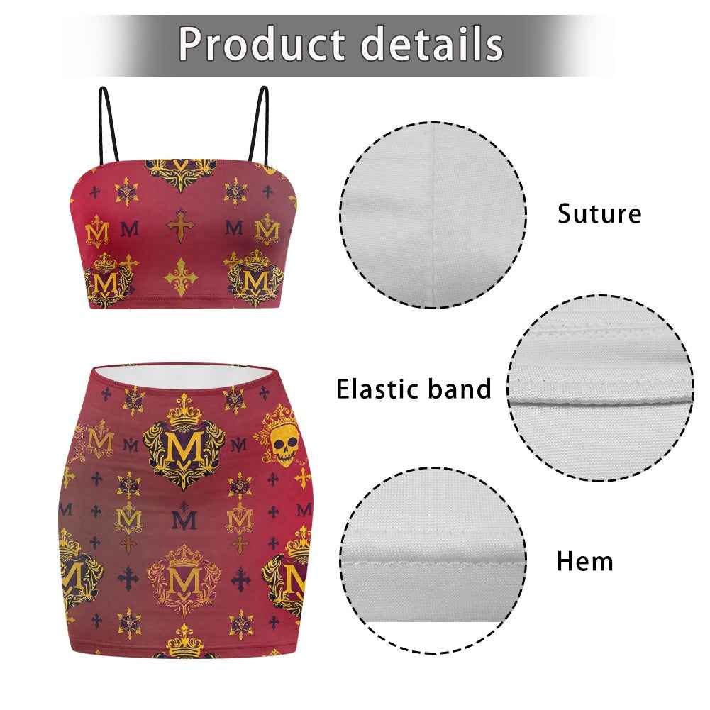 Women's Skirt Set - Two Piece Outfit
