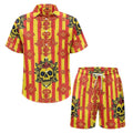 Men's Matching Outfit - Two Piece Shorts Set for Summer Fun