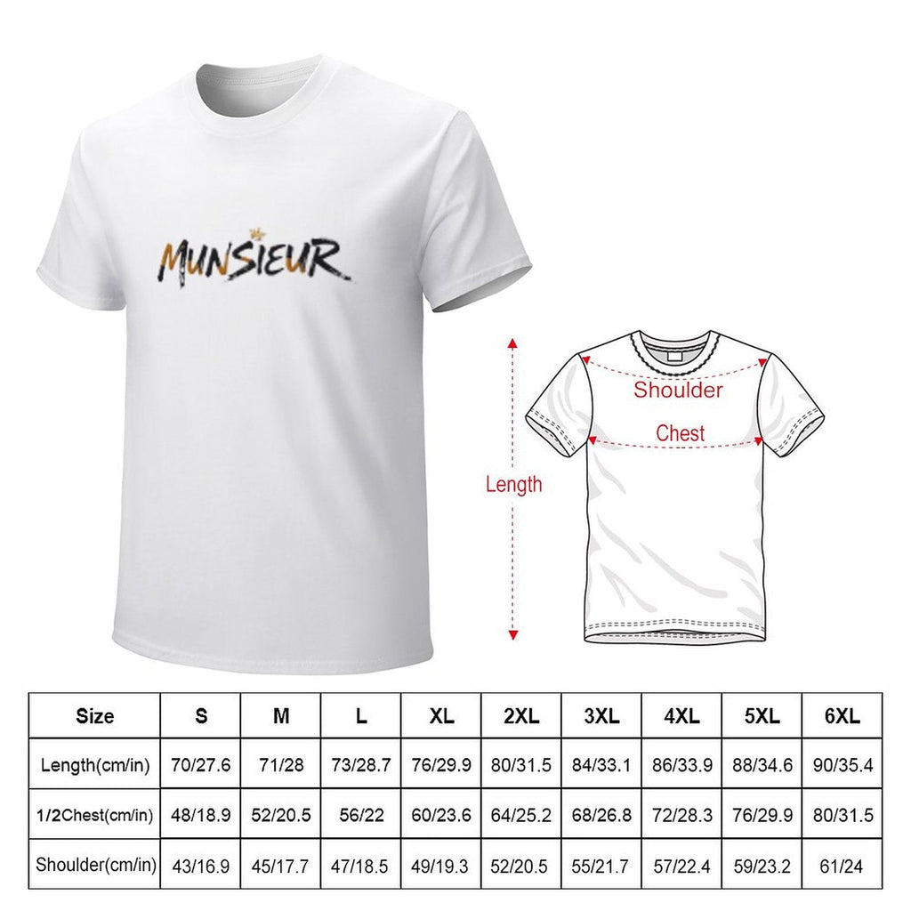 Munsieur Signature Men's Tee (High Definition & Front Printing)
