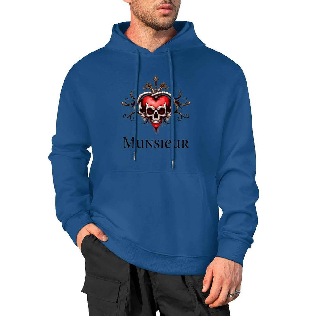 Deadly Love Hoodie | Heart Skull Gothic Streetwear | MUNSIEUR