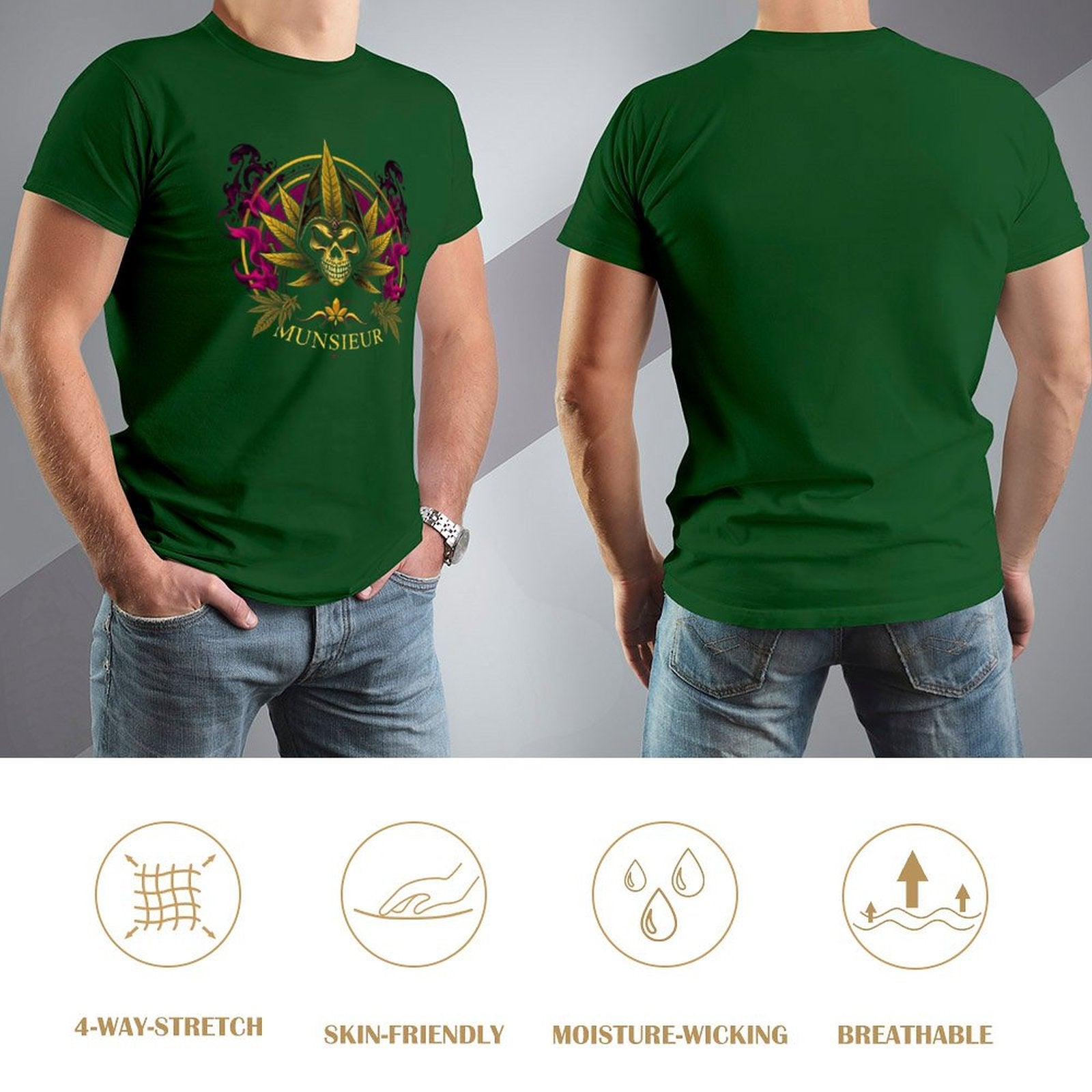 Munsieur 420 Collection "Grape Soda" Tee for Men