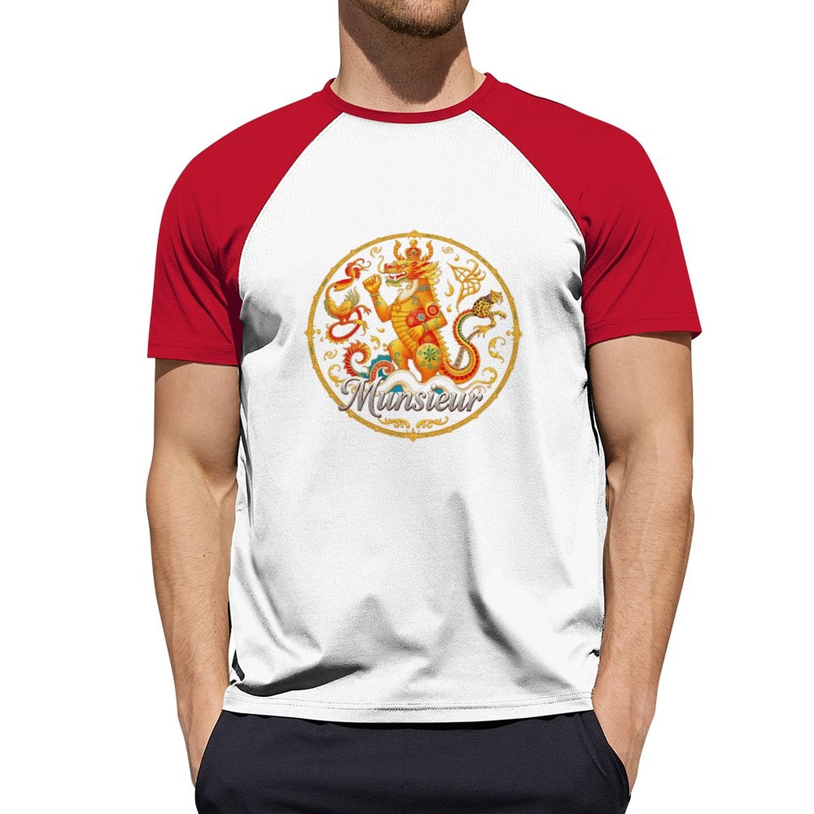 MUNSIEUR Classic Tee - Timeless Luxury for Men