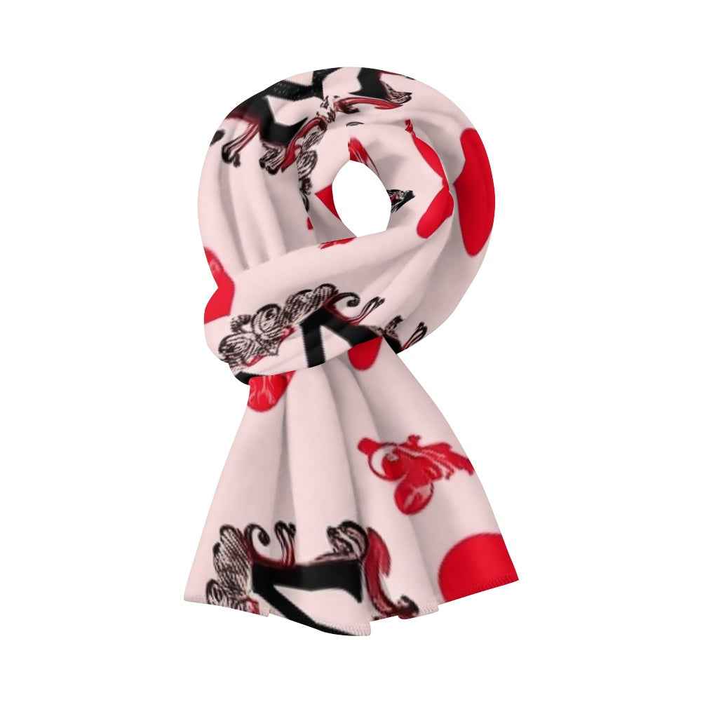 MUNSIEUR Fluffy Scarf Accessories Valentine's Day Collection