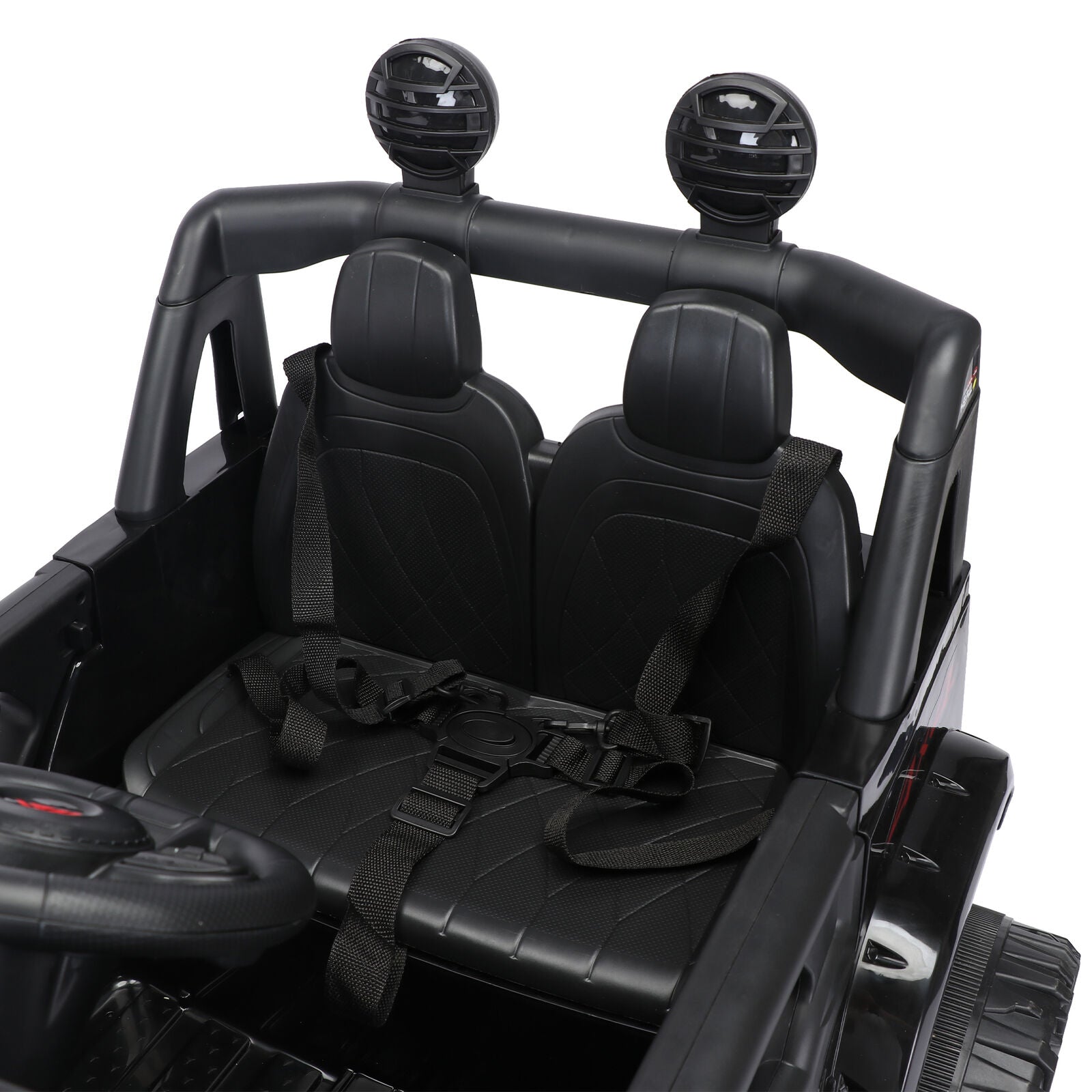3-Speed Electric Car for Kids with Power Display, USB, MP3, and Bluetooth Connectivity