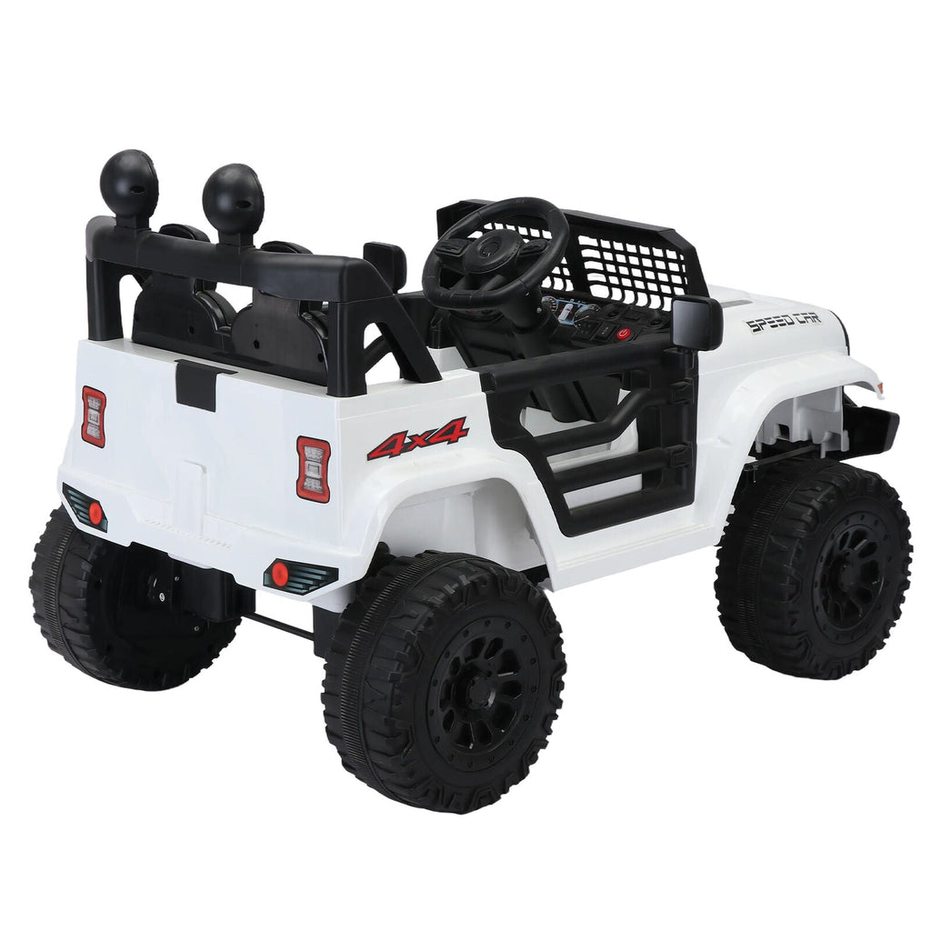3-Speed Electric Car for Kids with Power Display, USB, MP3, and Bluetooth Connectivity