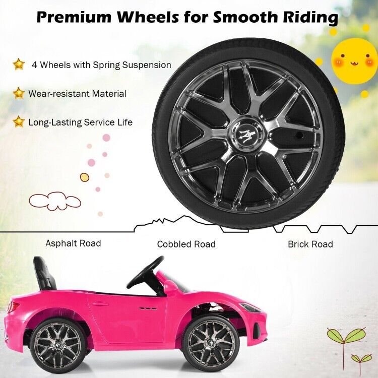 3-Speed Remote Control LED Ride On Car with Lights and Music for Kids - Perfect Toddler Toy Gift