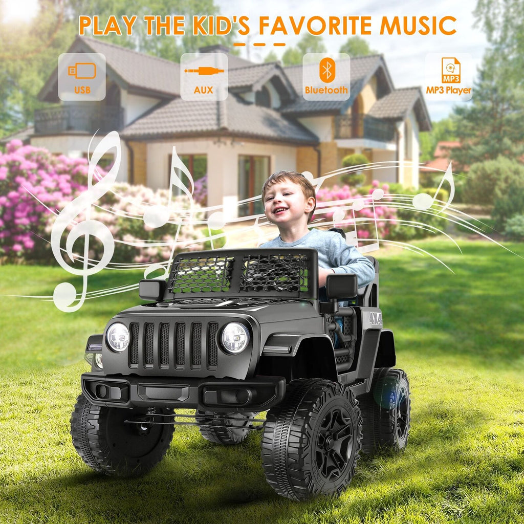 Premium 12V Ride-On Truck for Kids with Parental Remote Control and 3 Speed Options