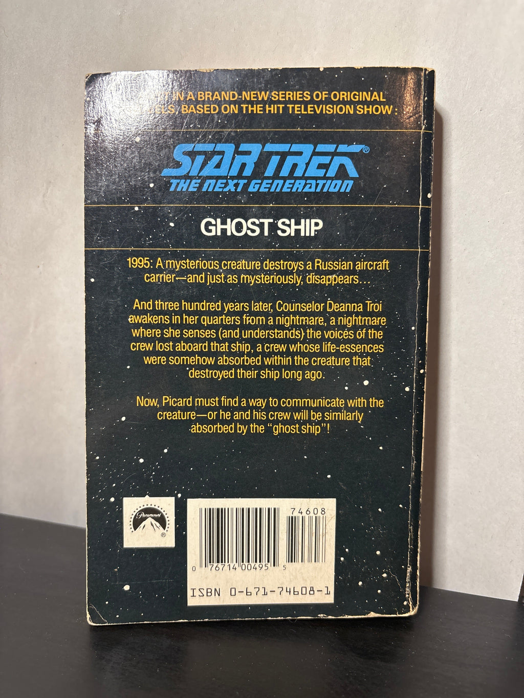 Ghost Ship by Diane Carey (Star Trek Next Generation #1) | Vintage Science Fiction