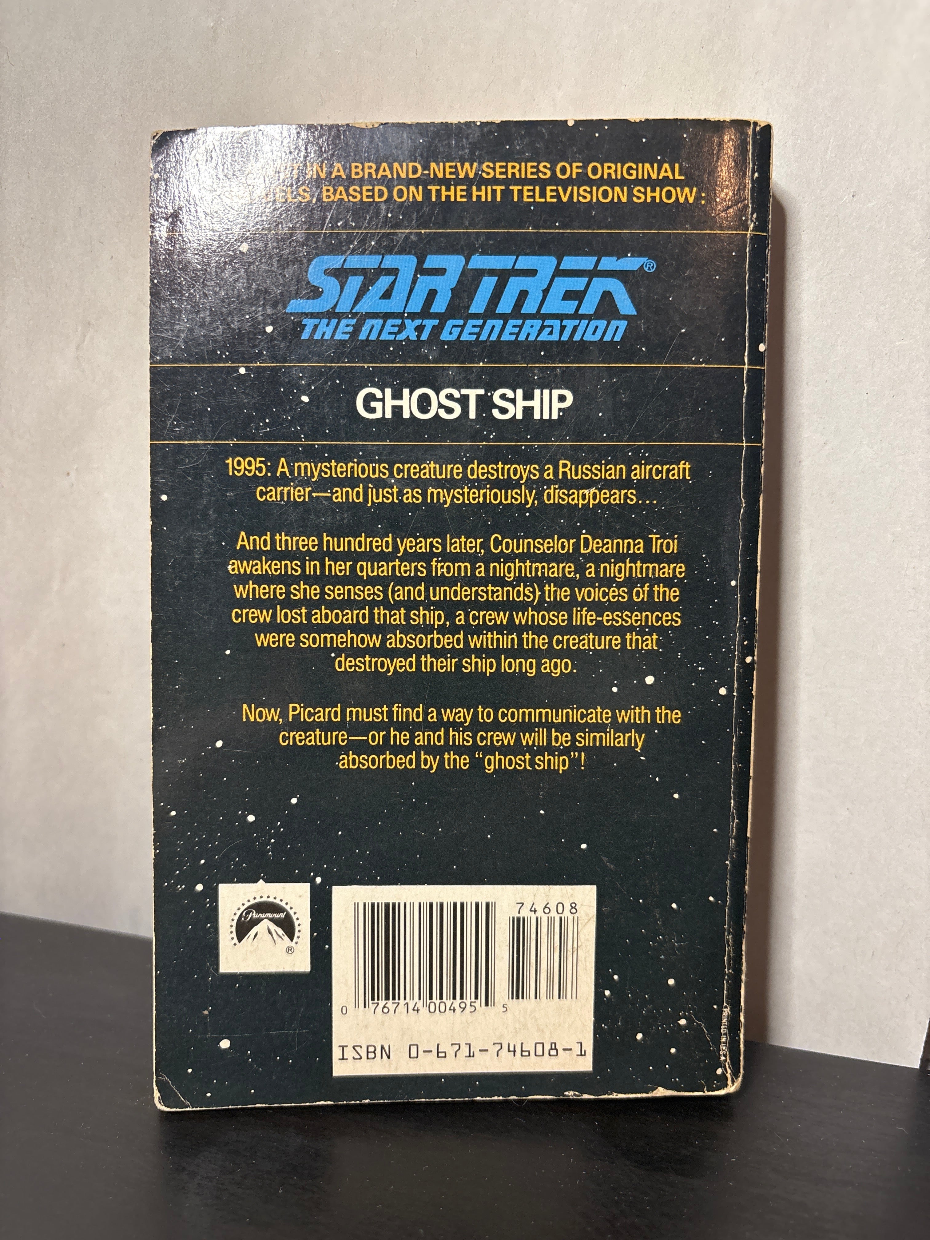 Ghost Ship by Diane Carey (Star Trek Next Generation #1) | Vintage Science Fiction