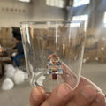300ml 3d christmas tree wine glass – dining room holiday tumbler
