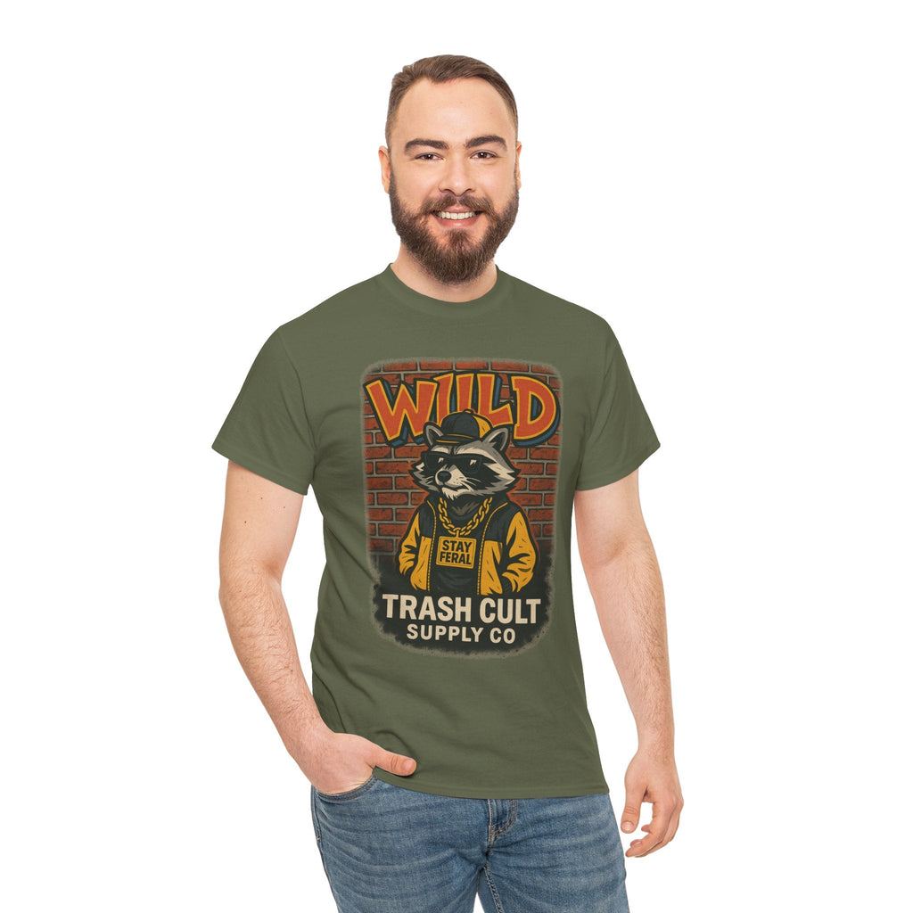 Wild Trash Cult Unisex Tee, Retro Animal T-Shirt, Graphic Tee, Eco-Conscious Apparel, Gift for Nature Lovers, Casual Streetwear