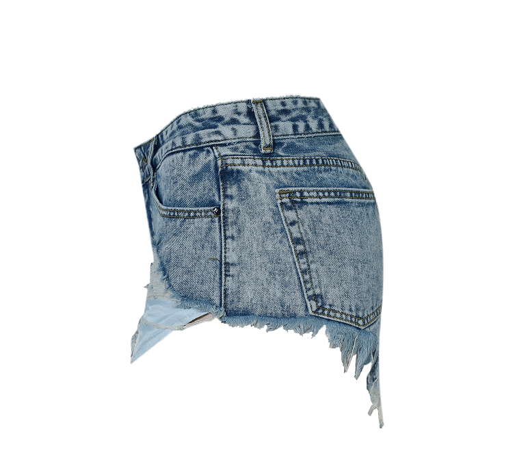 Slim-Fit High Waist Irregular Asymmetric Bottoms for Women
