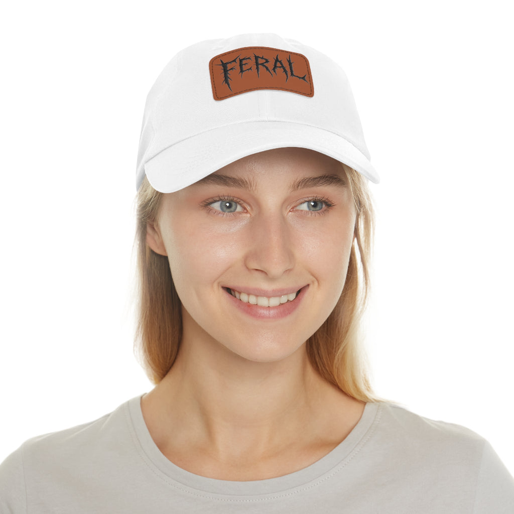 FERAL Embroidered Leather Patch Hat – Trash Cult Supply Co.
