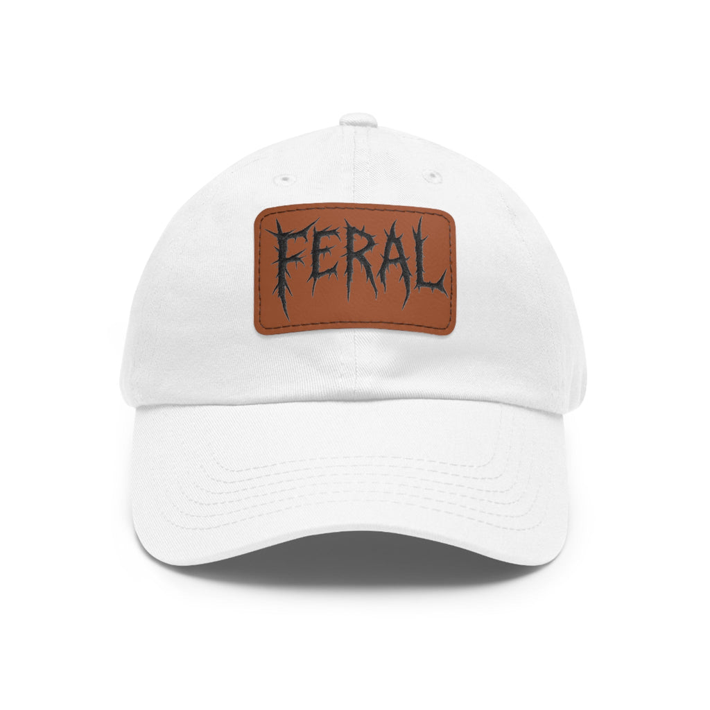 FERAL Embroidered Leather Patch Hat – Trash Cult Supply Co.
