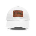 FERAL Embroidered Leather Patch Hat – Trash Cult Supply Co.