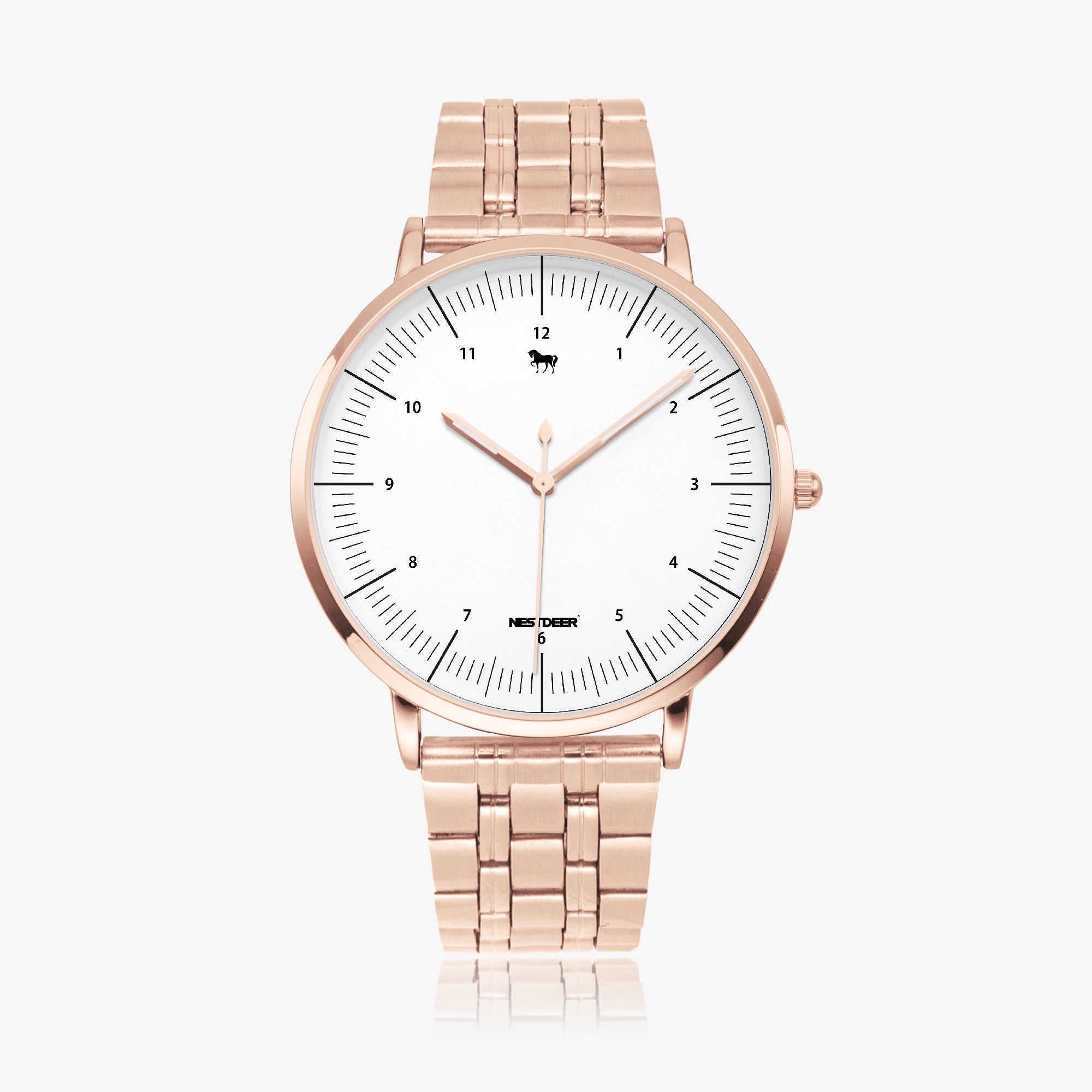 273. Instafamous Steel Strap Quartz watch