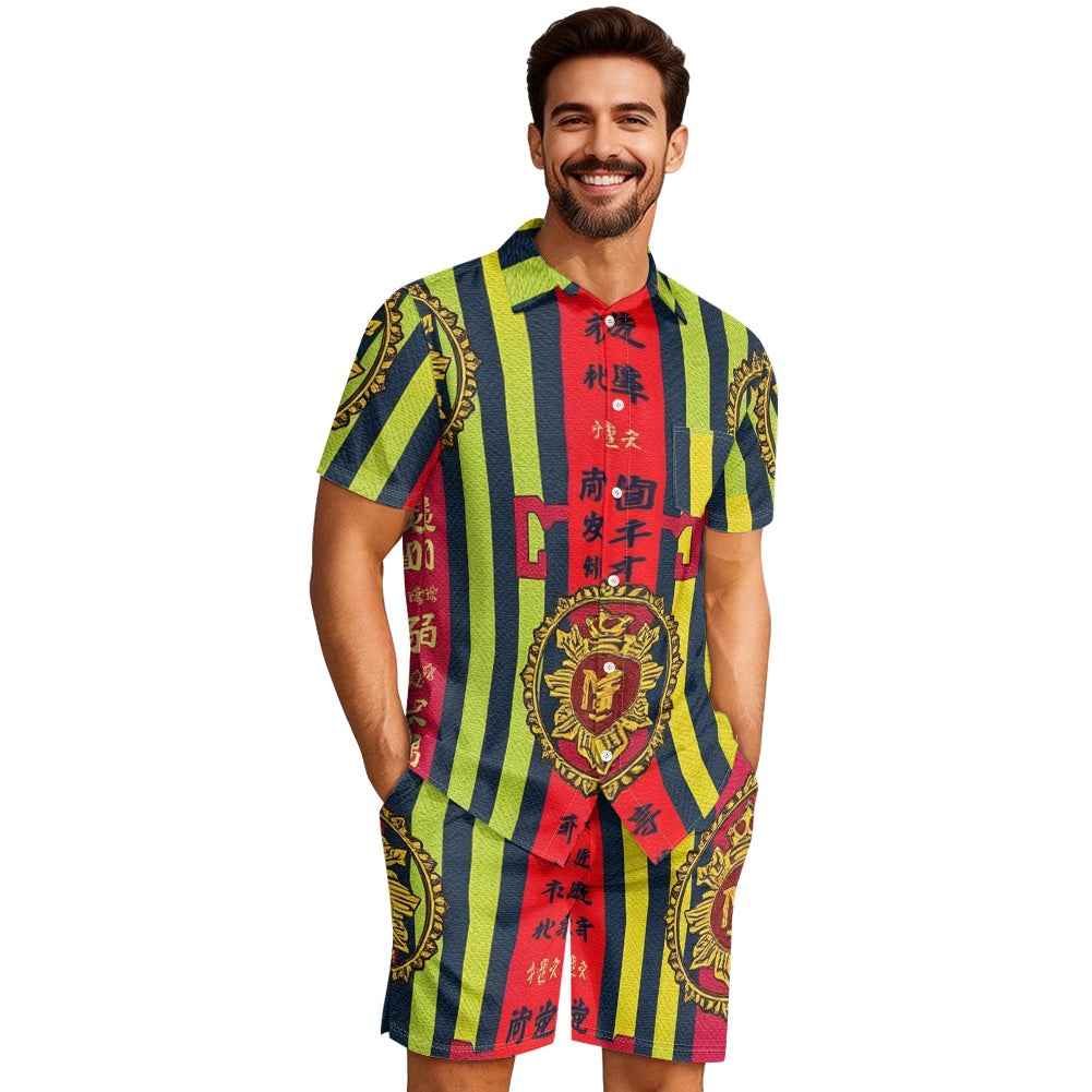 Men's Casual Shorts Set - Two Piece Matching Summer Outfit