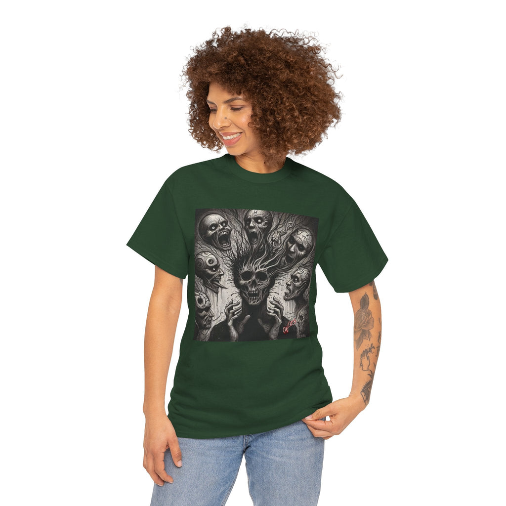 Xian Allen x Trash Cult Shirt – “Voices in the Void” | Horror Skull Scream T-Shirt