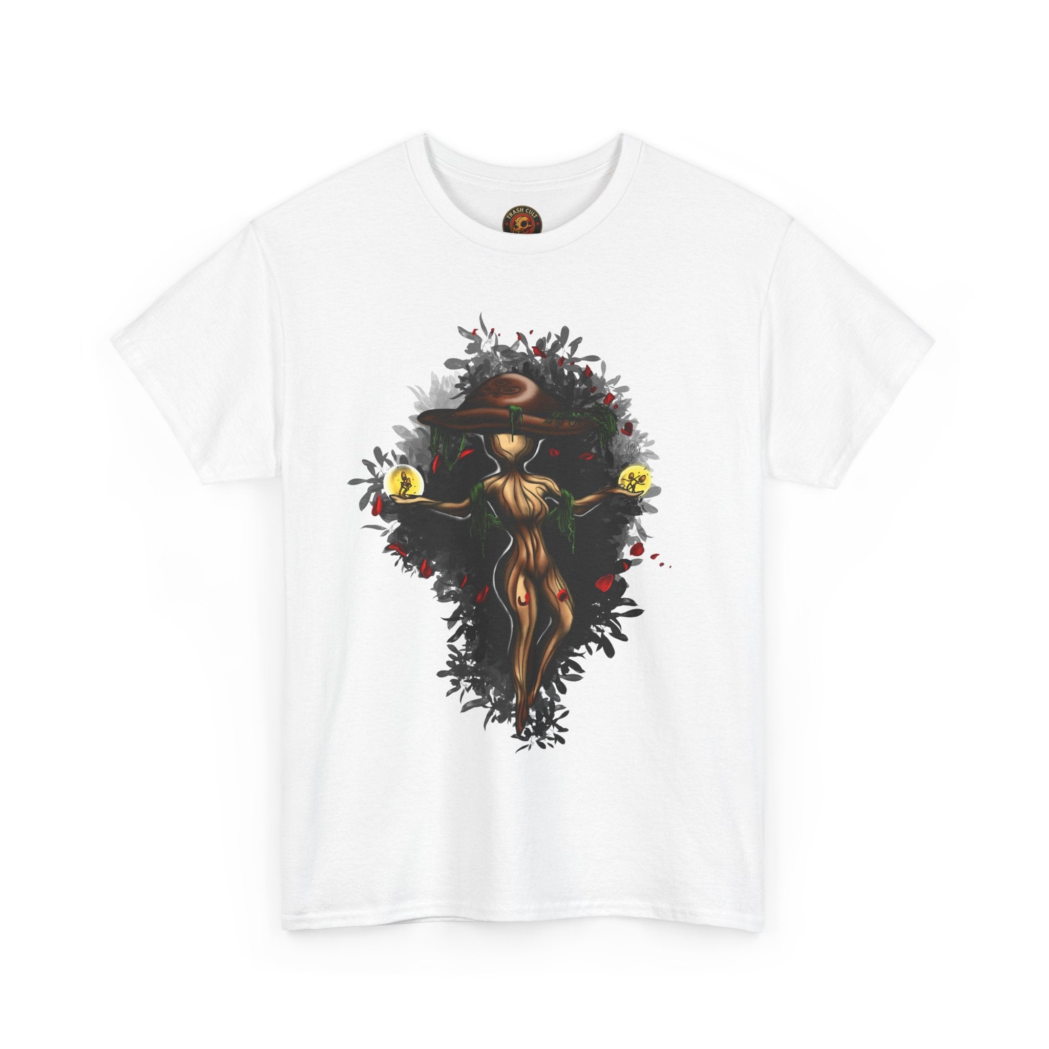 Mushroom Spirit T-Shirt – Lara Davenport x Trash Cult Supply Co. Collab (Gildan 5000)