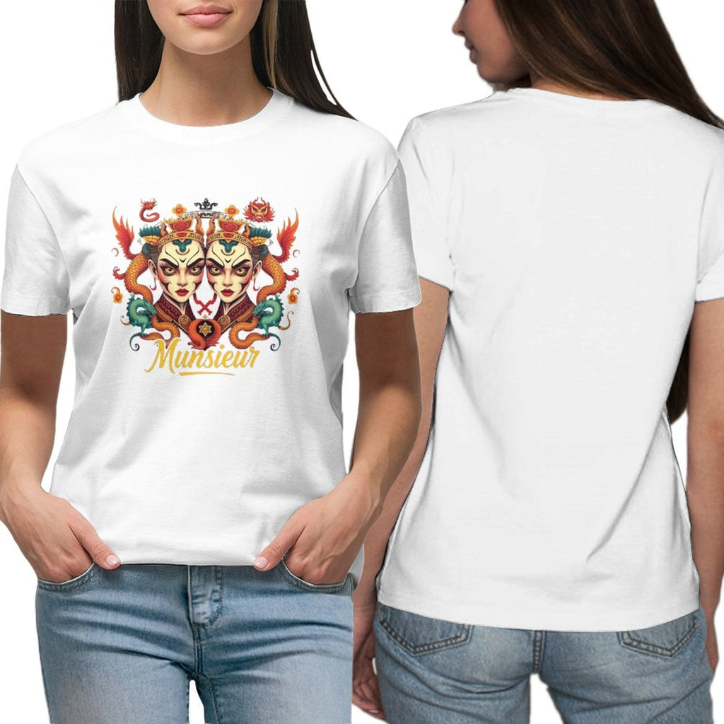 Munsieur T-Shirt for Women: Classic Comfort with a Contemporary Twist for Her