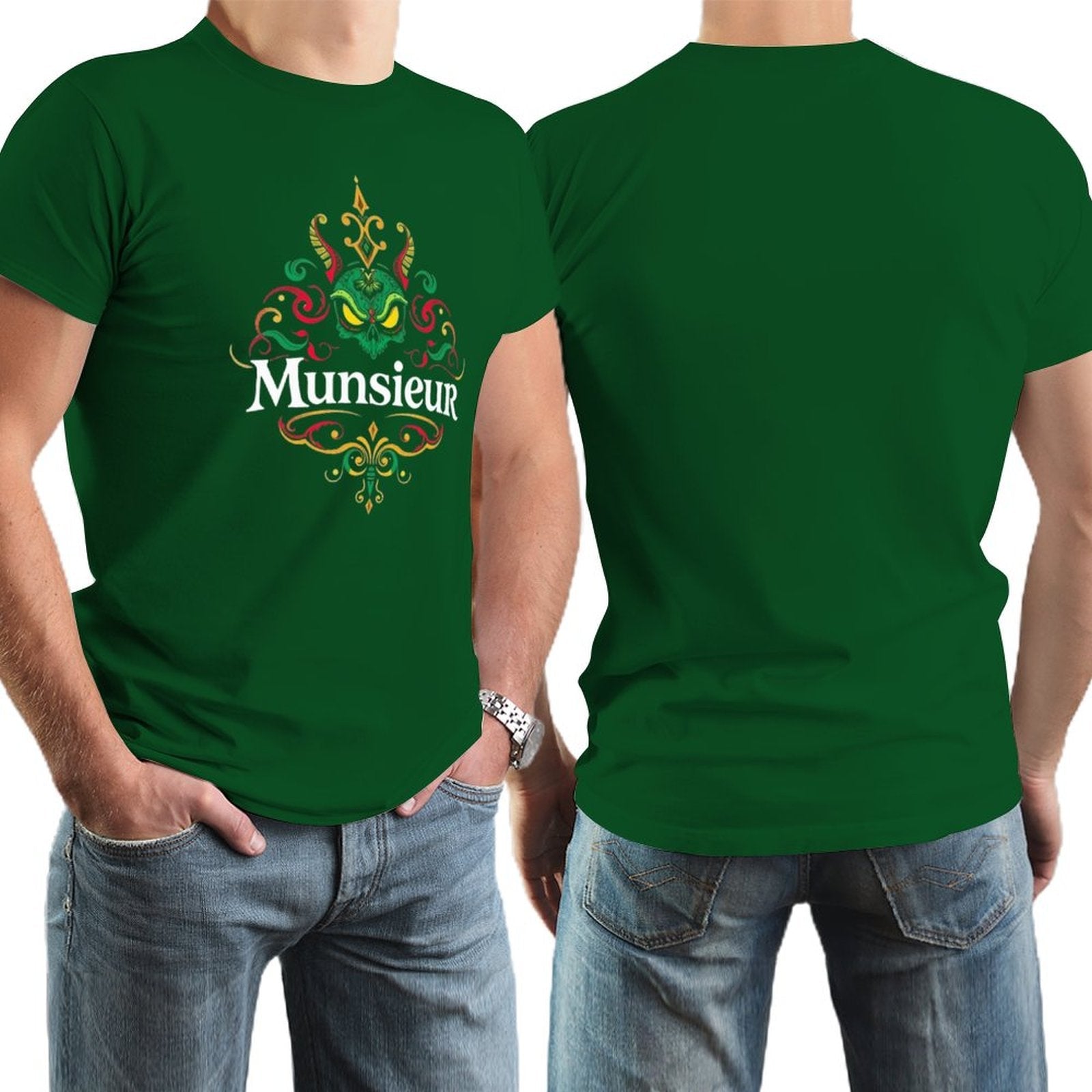Munsieur Halloween Tee for Men "Big Jin" Streetwear