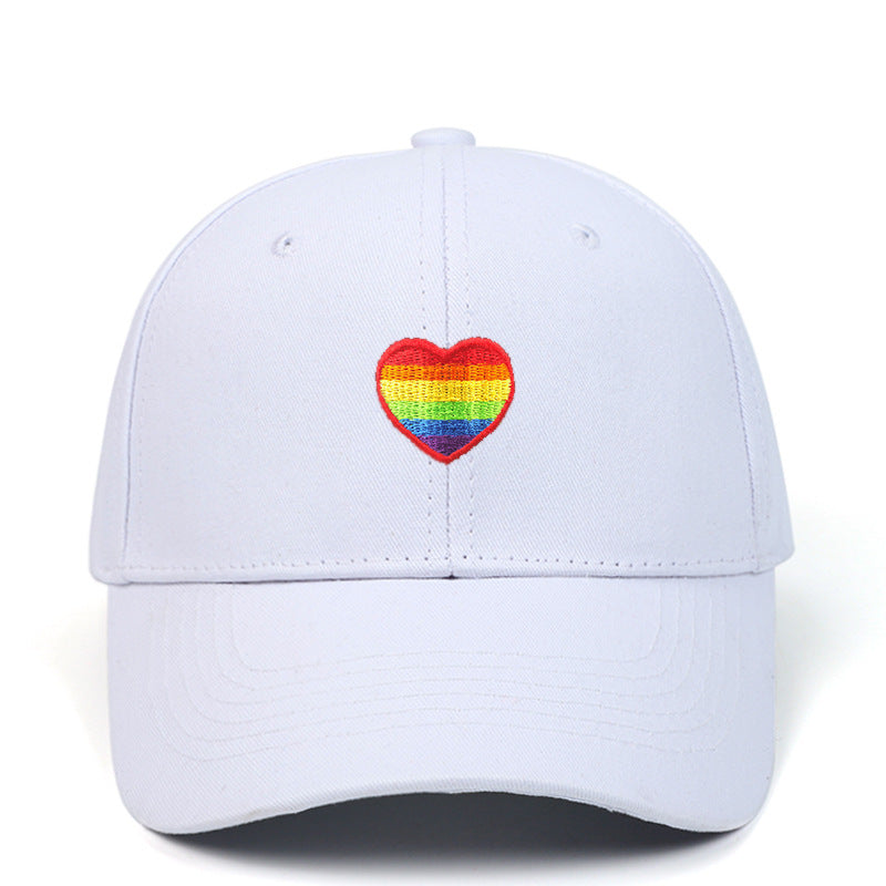 Men's Fashion Rainbow Embroidered Outdoor Sun Hat