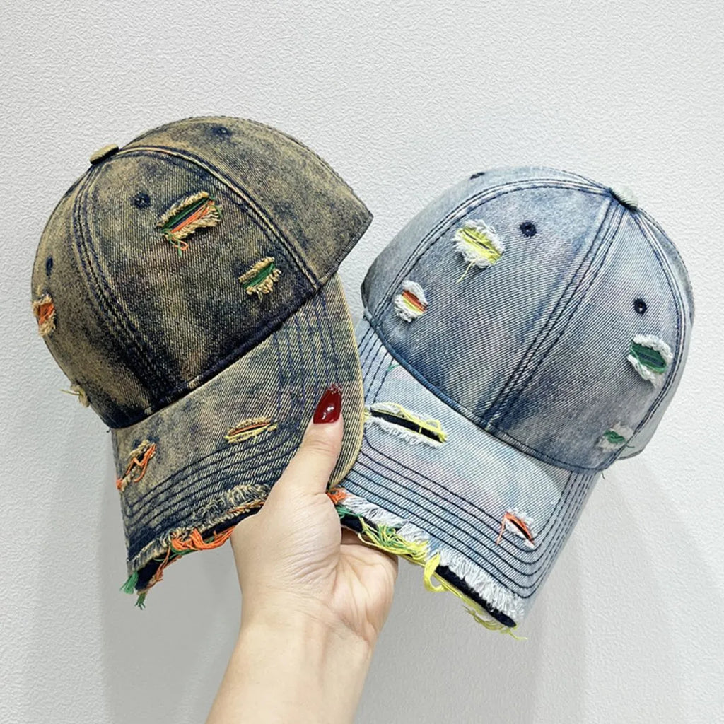 Distressed Adjustable Baseball Hat Accessories