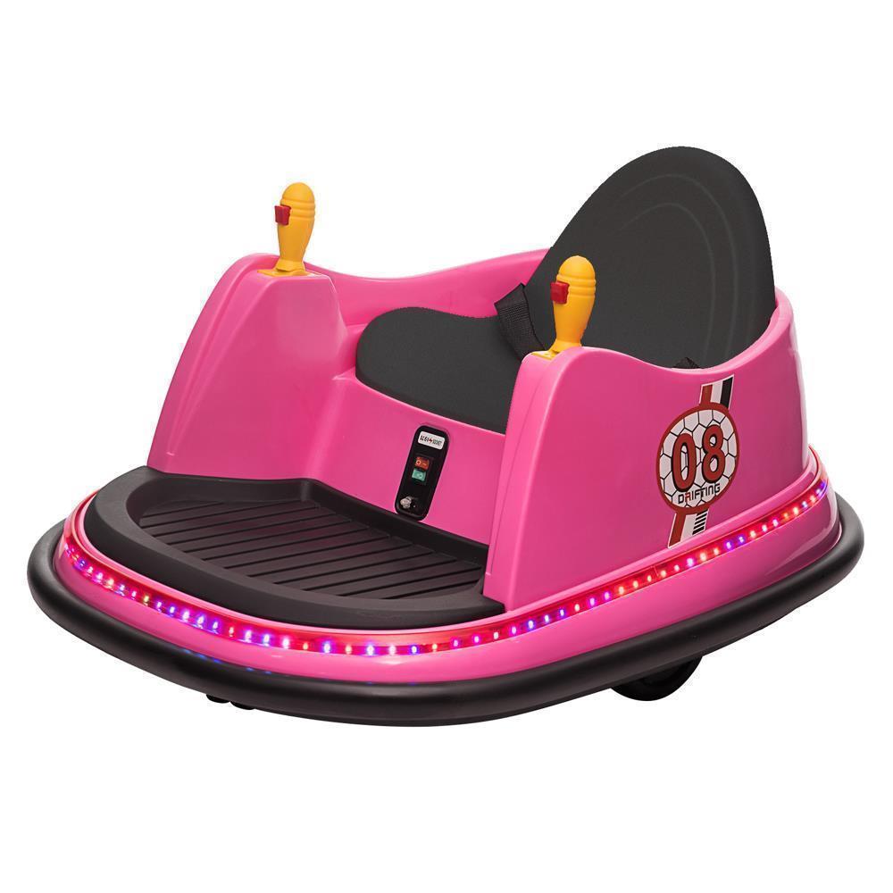 360-Degree Spin Bumper Car Ride-On Toy for Kids Ages 3-5