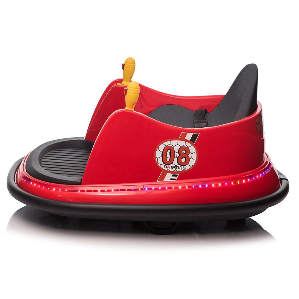 360° Remote Control Bumper Car for Kids - Red