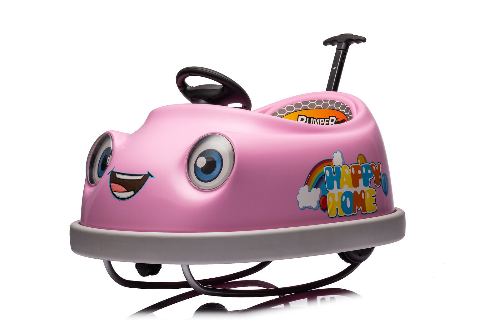 360° Spin Dual Drive Electric Bumper Car for Kids and Toddlers with Remote Control - 12V Ride-On Fun!