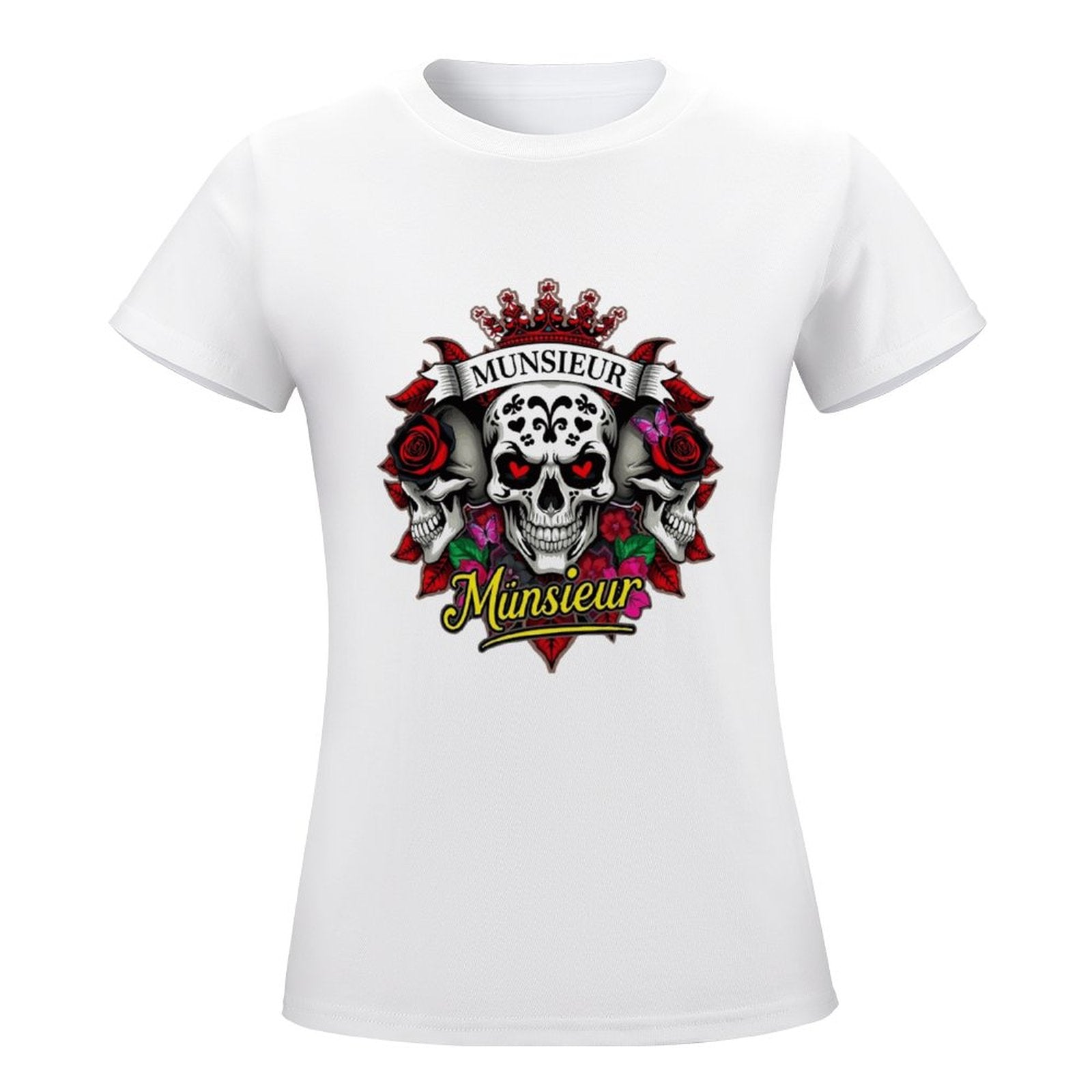 Munsieur Women's Custom T-Shirt "Clownie" Graphic T-shirts for Women