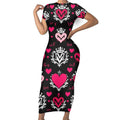 MUNSIEUR Women's Long Sleeve Dress Valentine's Day Collection