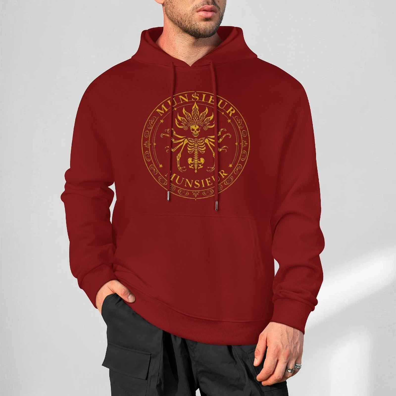 Bone Deep Hoodie - Ultimate Skull Design Heavyweight Gothic Streetwear